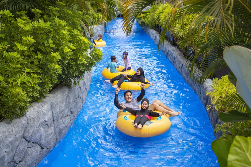 laluan ke riverine splash