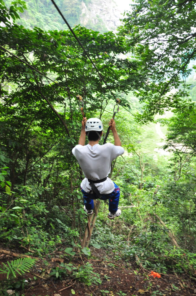 zipline gua damai extreme park