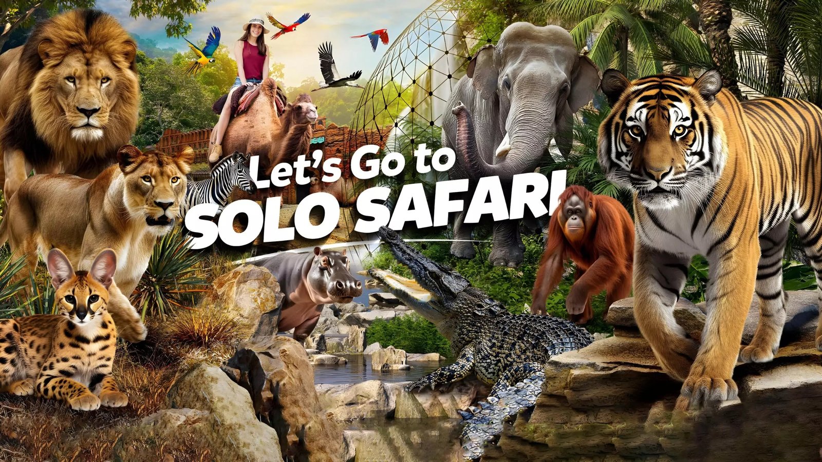 √ Solo Safari: Wisata Keluarga dan Petualangan Alam di Kota Surakarta Review & Harga Tiket